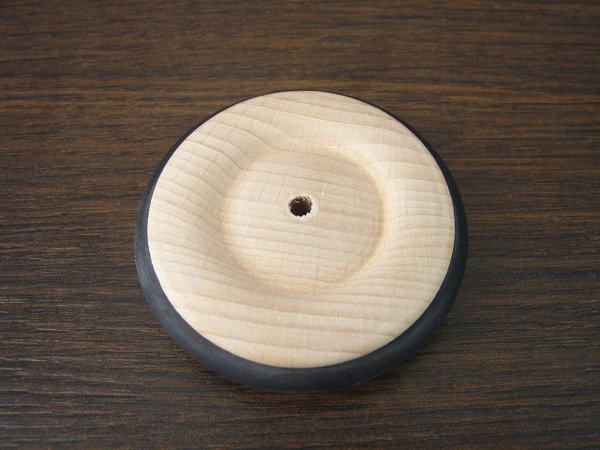 Holzrad mit Gummireifen Ø 53 mm