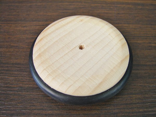 Holzrad mit Gummireifen Ø 63 mm