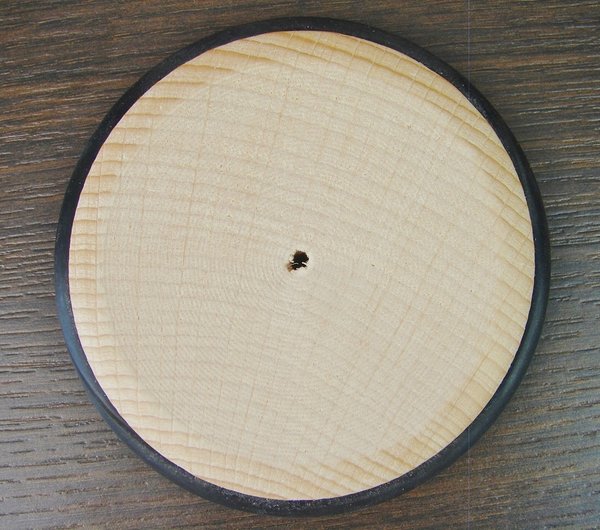 Holzrad mit Gummireifen Ø 84 mm