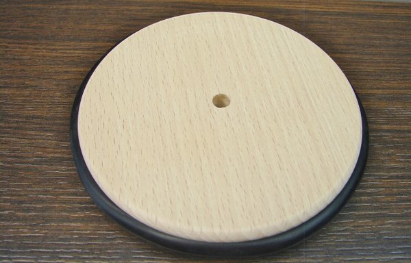Holzrad mit Gummireifen Ø 100 mm