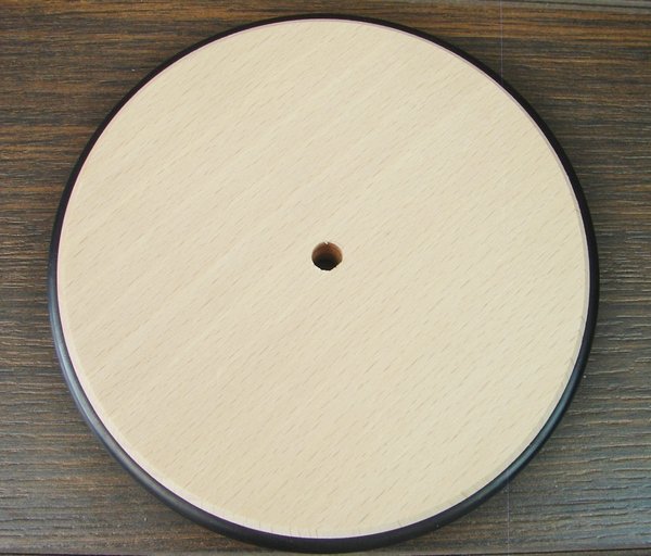 Holzrad mit Gummireifen Ø 120 mm