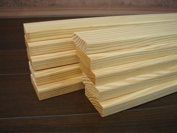10 Holzbretter Southern Yellow Pine 19 x 65 x 1400 mm