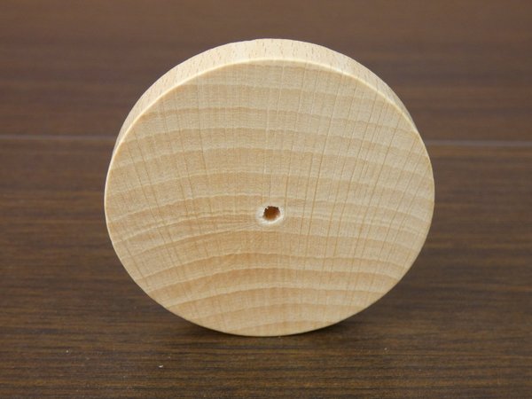 Holzräder Buche glatt Ø 60 mm mit Bohrung