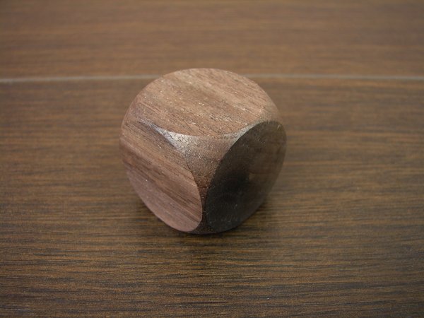 5 Holzwürfel Nussbaum 30x30 mm