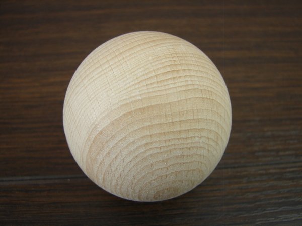 Holzkugel Buche ungebohrt Ø 60 mm